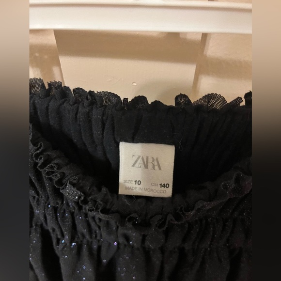 Zara girls shimmering tulle party skirt, size 10 - Picture 4 of 4